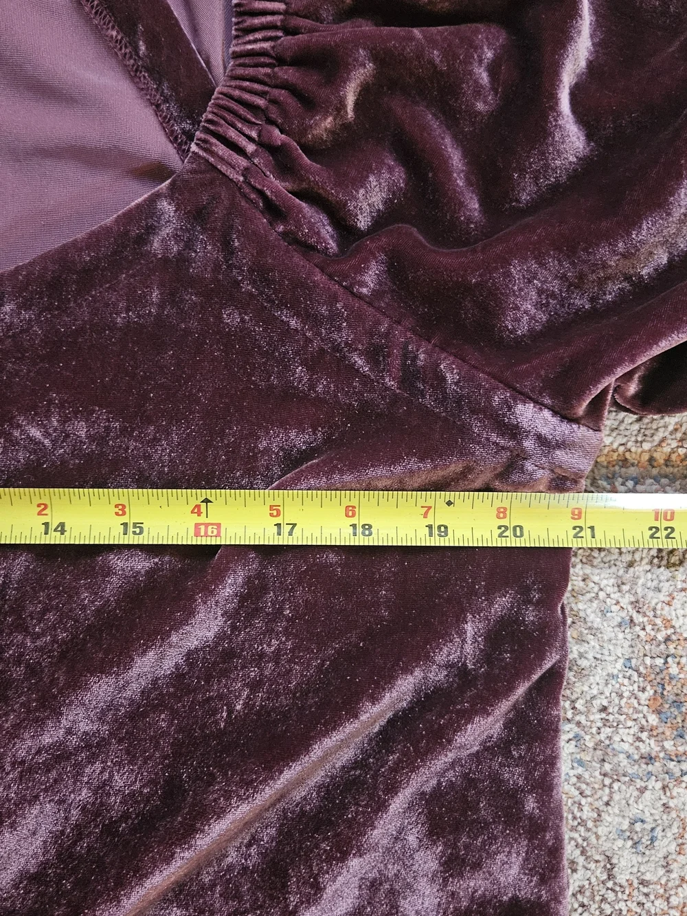 LOFT Plum Velvet Off Shoulder Top Large Dark Academia Romantic